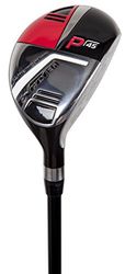 Pinemeadow Golf män Excel EGI hybridklubb, grafit, 45 grader, vanlig, höger hand, svart