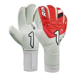 Rinat Nkam Prime Keepershandschoenen, volwassenen, wit, rood, maat 7