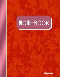 Notebook: 8.5x11" With 160 Pages Blank Lined