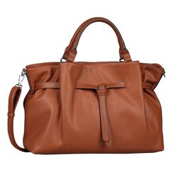 TOM TAILOR Naida, Borsa Shopper Donna, Marrone (Cognac), 42x17x26