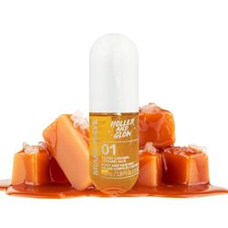 Holler And Glow Miami Wave Salted Caramel Body & Hair Mist, Body Spray For Women, Hair Perfume For Women, Sweet Coconut, Vanilla Scented, Warm & Sweet, Travel Sized, 100 ml