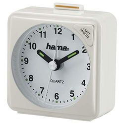 Hama Relógio de viagem A50, 5,6 x 3 x 5,6 cm, branco