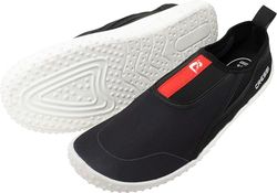 CRESSI Kiwi Shoes Chaussure idéale pour Les Sports Nautiques et Les Promenades en Milieu Humide Unisex-Adult, Noir/Rouge Semelle Blanche, 44