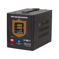 Kemot urz3404b Alimentazione di emergenza, Inverter onda sinusoidale pura funzione di ricarica, 12 V, 230 V, 500 va/300 W NERO