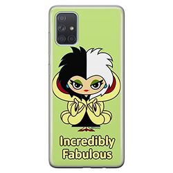 ERT GROUP mobiltelefonfodral för Samsung A71 5G originalt och officiellt licensierat Disney mönster Cruella 006 optimalt anpassad till formen på mobiltelefonen, fodral tillverkad av TPU-plast