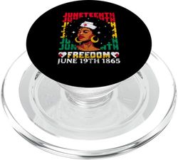 Juneteenth Libertad 19 de junio de 1865 PopSockets PopGrip para MagSafe