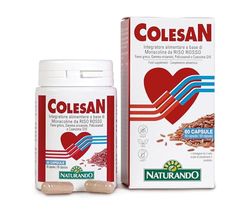 Naturando Colesan 60 Capsule Per Favorire Il Controllo Del Colesterolo - 27 gr