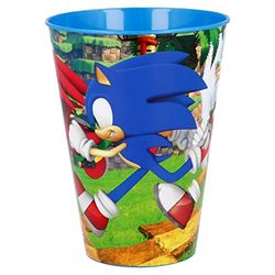 Vaso Infantil de plástico Reutilizable de 430 ml de Sonic