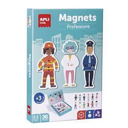 APLI Kids- Professioni Gioco Magnetico, Multicolore, Medium, 18532