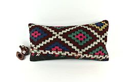 Kelim Cuscino 30x60 cm fatto a mano turco prodotto federe kilim dekorativo orientale etnici cuscino A2666