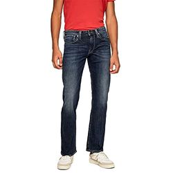 Pepe Jeans Kingston Zip Jeans voor heren - blauw - 36W / 32L