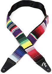 Fender® Serape Strap Purple Multi Polyester/Cotton 5 cm Wide Purple Multi Colour