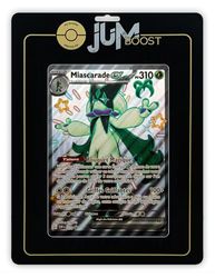 Miascarade ex SV078 Chromatique Full Art - Jumboost X Epée et Bouclier 4.5 - Destinées de Paldea Carte Géante