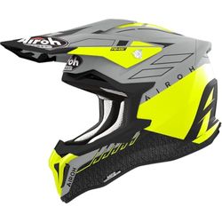 Airoh Motorcycle Helmet Strycker Skin Yellow Matt M