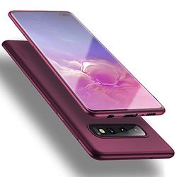 X-Level Samsung Galaxy S10 Plus Hoesje, Ultra Thin TPU Silicone Beschermhoes zacht stootvast ontwerp Protection Telefoonhoes voor Samsung Galaxy S10 Plus Cover Case - Wijnrood