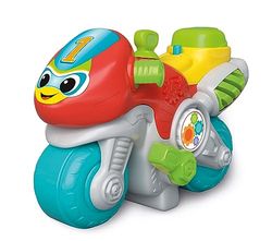 Clementoni Marcial Moto Mundial Moto Bebé interactiva, con Botones Interactivos y Educativos para Aprender Letras y Números, a Partir de 10 Meses, Juguete en Español (61386)