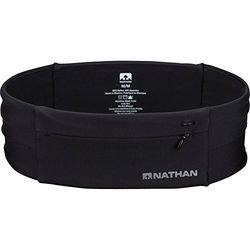 Nathan 7702 La cintura da corsa Zipster per allenamento, fitness, ciclismo e viaggio: può contenere smartphone, cuffie, gel nutrizionali, identificativi, chiavi e molto altro ancora