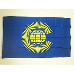 AZ FLAG - Drapeau Commonwealth - 150x90 cm - Drapeau Britannique - Communauté Des Nations 100% Polyester Avec Oeillets Métalliques Intégrés - Pavillon 110 g