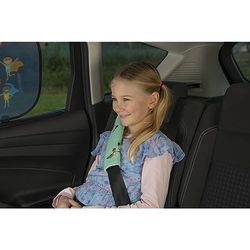 Cartrend Hero Seat Belt Pad Set with Comfortable Fabric, Colourful Design for Children, Easy Assembly, Flexible Positioning, Pack of 2, Mint