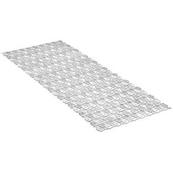 Tatay Tapete de banheira antiderrapante de PVC com ventosas, resistente ao mofo e microbicrómio, anti-bacteriano, design de peixes, branco. Medidas 97 x 36 cm
