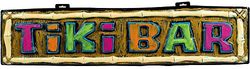 Hawaiian Tiki barskylt 1,11 m x 26 cm x 4 cm