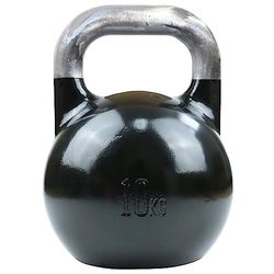 TITAN LIFE PRO Kettlebell Steel Competition 10kg, Unisex – Erwachsene, Black, One Size