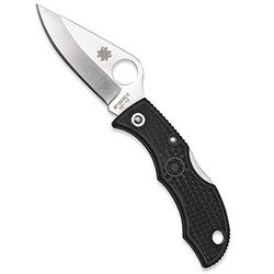 SPYDERCO Ladybug 3 Couteau fermant Mixte Adulte, Noir, Taille Unique