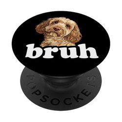 Cute Illustration Lover Cockapoo Bruh Bro PopSockets PopGrip Adesivo