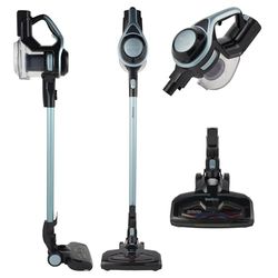 Beldray BEL0776IBVDE Airgility Snoerloze Stofzuiger – Kan worden omgezet naar Handstofzuiger met Reserve HEPA-filter inbegrepen, 22.2V Staande Stofzuiger, Blauw