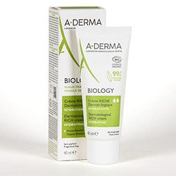 A-Derma Biogy, crema idratante ricca, 40 ml