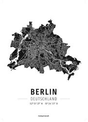 Berlin, Designposter A2, Hochglanz-Fotopapier (freytag & berndt)