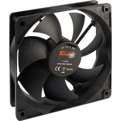 Inter-Tech F-120-S Boitier PC Ventilateur 12 cm Noir