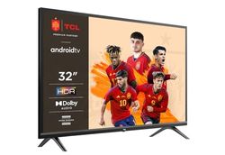 TCL 32S5209 LED-TV 80 cm (32 tum) Smart TV (HD, Android TV, HDR, mikrodimning, Dolby Audio, Google Assistant, Chromecast och Google Home), svart