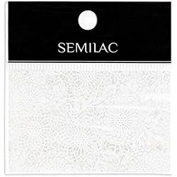 Semilac 14 pellicole di trasferimento White Lace