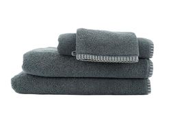Toison d'Or Serviette Main, Coton, Plomb, 50X100