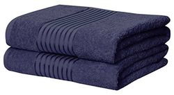 Rapport Windsor 2-delige handdoekbale, 100% katoen, gekamd, Denim/eendenei, 140 x 90 x 1 cm
