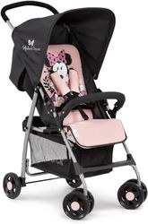 Hauck Sport lichtgewicht buggy tot 18 kg met ligstand vanaf de geboorte, gemakkelijk en compact inklapbaar, voorbeugel, grote boodschappenmand - rood