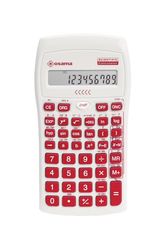 OSAMA - Calcolatrice Scientifica 56 Funzioni, 10 Cifre Mantissa e 2 Esponente, Cose per la Scuola con Custodia Scorrevole Valida per Esami di Stato - Materiale Scolastico per Back to School, Rosso
