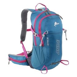 Ande Sac à dos Active 25 l - Sport et respirant pour Trekking Dynamique, Aigue-marine/fuchsia, Taglia unica, Sportif