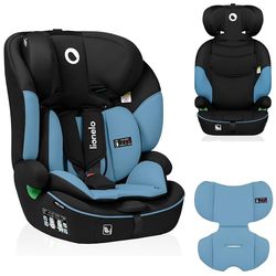 LIONELO LEVI I-SIZE Silla infantil de coche 76-150 cm, Grupo 1 2 3, Protección Lateral, Reposacabezas ajustable de 10 etapas, Reposabrazos Cómodos, Respaldo Extraíble, R129 i-Size