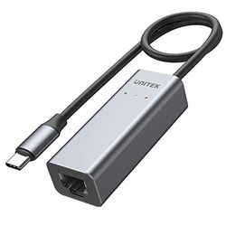 UNITEK ADAPTER USB-C - RJ-45 2.5 GBIT SILVER U1313A