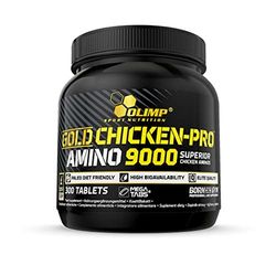 Olimp Sport Nutrition Gold Chicken Pro Amino 9000 Mega Tabs Mélange de Protéine 300 Comprimes