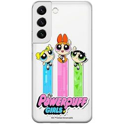 ERT GROUP mobiltelefonfodral för Samsung S22 PLUS originalt och officiellt licensierat The Powerpuff Girls mönster The Powerpuff Girls 030, gedeeltelijk transparant