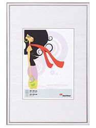 walther design Moldura para fotos prata 28 x 35 cm moldura de plástico New Lifestyle KV835S