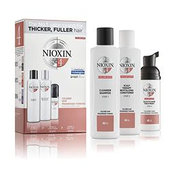 Nioxin System 4 - Kit chute avancée des cheveux pour plus de volume - Cheveux colorés et très fin