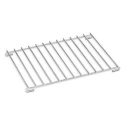 Weber Petite Grille à Rôtir - Convient pour Barbecues Weber Q1000/Q100 - Grille de Cuisson pour Barbecue - Accessoires Premium en Aluminium - Couleur Argent (6563)