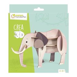 Avenue Mandarine - 3D-decoratie, PU037C, olifant