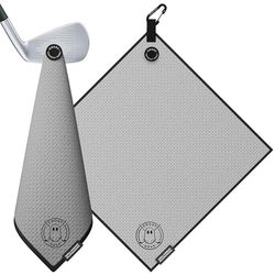 GHOST GOLF Magnetisk golfhandduk, grå