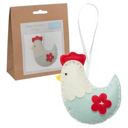 Trimits Feltro Kit: Gallina, Colori Assortiti, Taglia Unica
