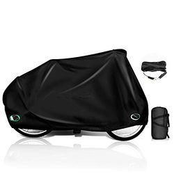 CoverUp! housse de vélo étanche L 190 x 110 x 65 cm - garage à vélo robuste avec sac pratique - housse de protection avec trou pour verrou - housse de bicyclette - couverture de protection pour vélo
